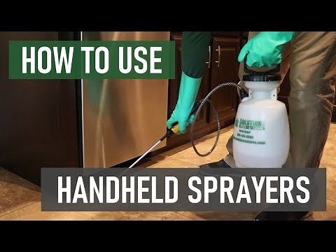 How to Use Handheld Pesticide Sprayers