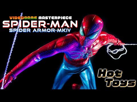 【Hot Toys】遂に手を出した！！ブラックライトで模様が浮かび上がる「ビデオゲーム・マスターピース スパイダーマン（スパイダー・アーマーMK Ⅳ）」を開封！