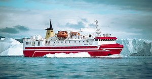 With the coastal ship Sarfaq from South Greenland to Disko Bay