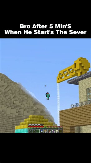 Bro After 5 Minutes Starting The Server #minecraft #funny