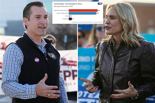 Tennessee Democrat who said she hates Nashville, country music is neck-and-neck with Republican in special House race: poll