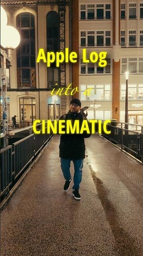 Easy Color Grade for night shots 🔥 Apple Log to Cinematic film emulation #shorts #colorgrading