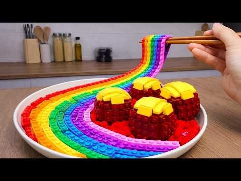 JUICY Meatballs & Rainbow Spaghetti... But it’s LEGO!