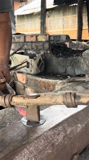 The process of making grated coconut in the traditional way. #Blacksmith #Handmade #skill #yt #skill