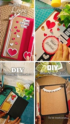 DIY Birthday Card Ideas |Handmade Card For Her #shorts #success #diy #handmade