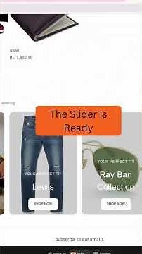 How to Add a Collection Slider Section in Shopify?
