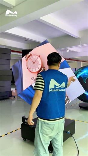 LED Magic Cube Screen Display#MileStrong #ledcube #leddisplay #ledscreen #creativeleddisplay