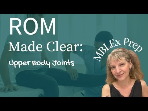 Range of Motion Testing: Axial & Upper Body Joints | Planes, Degrees & End Feels (MBLEx Prep)