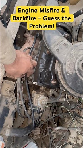 Engine Misfire & Backfire – Guess the Problem! Bent Head Valve? Engine Noise & Damage Explained
