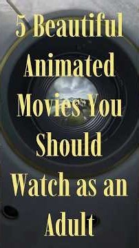 5 Beautiful Animated Movies You Should Watch as an Adult #movie #netflix #filmtok