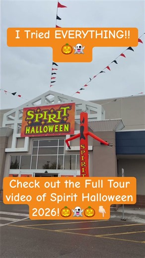 I TRIED THEM ALL! 🎃👻🎃‌ Check out all decors in my first adventure of Spirit Halloween Store!