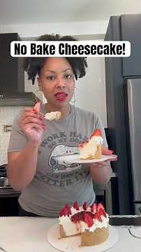 Summer Sweets: EASY No Bake Cheesecake #sweet #easyrecipe