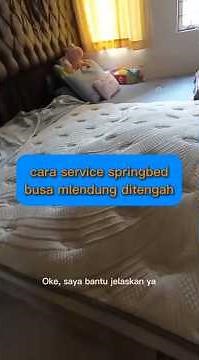 how to service a sagging foam spring bed