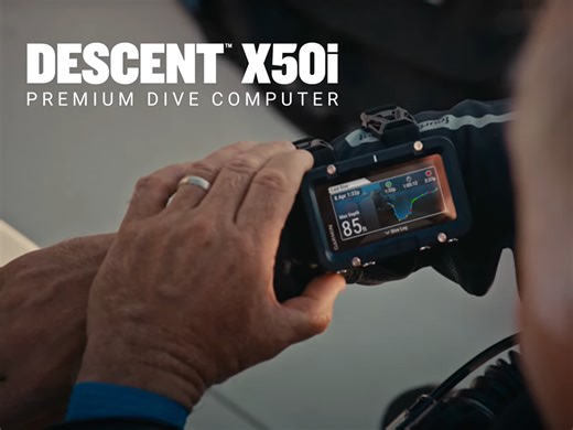 Garmin releases Descent X50i for divers with huge colour display
