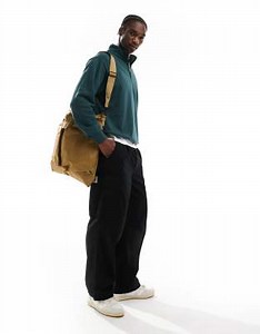 Vans - Original Standards - Polaire oversize à col zippé - Vert multicolore | ASOS