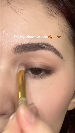 Fall Eyeshadow Look Tutorial✨🍂 #eyeshadowtutorial #eyemakeup #fallmakeup