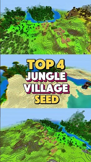 Best Jungle Village Seed For Minecraft 1.21 Bedrock And PE | Seed Minecraft 1.21.70