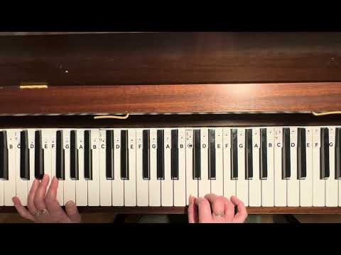 Easy Hanon exercise after a break!