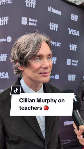 Cillian Murphy shared his admiration for teachers during the #TIFF50 World Premiere of STEVE 🍎 Catch Murphy’s latest performance where he returns to the role of Tommy Shelby in PEAKY BLINDERS: THE IMMORTAL MAN, now playing at TIFF Lightbox – link in bio for tickets. #cillianmurphy #teachers #peakyblinders #peakyblindersmovie