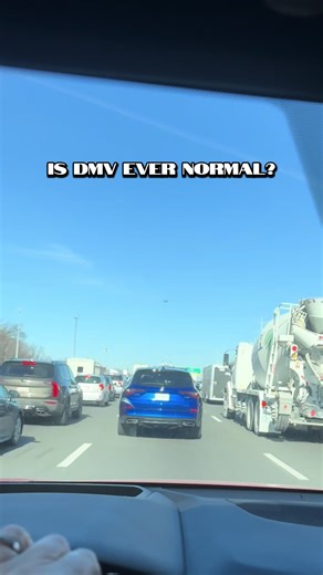 Is DMV ever normal? It’s either a 15-minute drive or a full life experience. DMV drivers know. #dmvtraffic #495 #trafficproblems