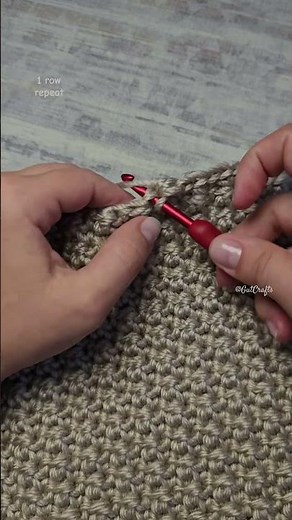 Thermal HDC Stitch 1 Row Repeat Crochet Pattern | Crochet Blanket #crochettutorial #easycrochet