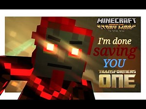 I'm done saving you | Romeo the admin Minecraft Story Mode Animation | Transformers one [C4D/MCSM]