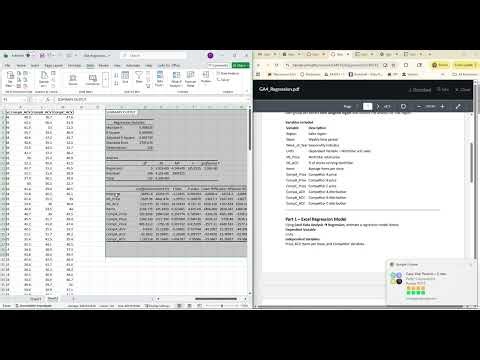 Group Assignment 4 Regression Introduction