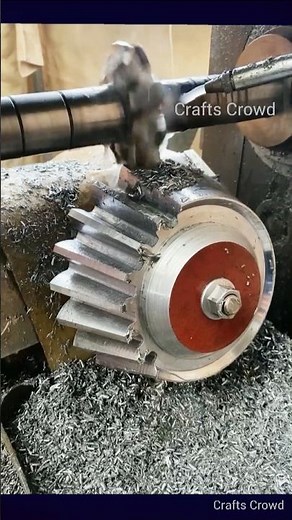 Bevel Gear Cutting on Turret Milling Machine | Precision Machining