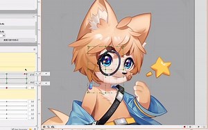 【Live2D教程】虚拟主播 /双案例教学/切图/动作设定/绑定/动画