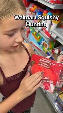 Come to Walmart with us for early morning squishy hunting! Looking for a cherry squishy #squishy