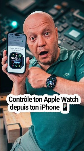 Contrôle ton Apple Watch depuis ton iPhone ⌚️➡️📱