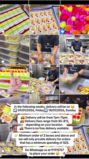 Mama Woo’s Buttercream Cakes Delivery Details