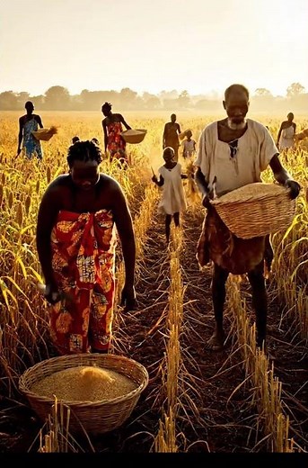 How African Tribes Harvest Their Crops | Ancient Farming Traditions