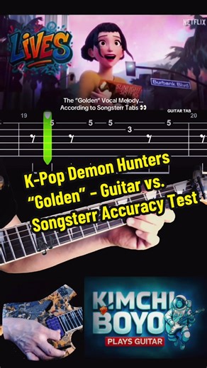 K-Pop Demon Hunters: Guitar vs. Songsterr Accuracy Test