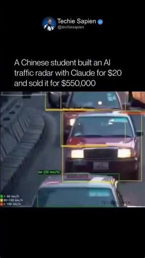 AI Traffic Camera Detects Speed & License Plates🚗