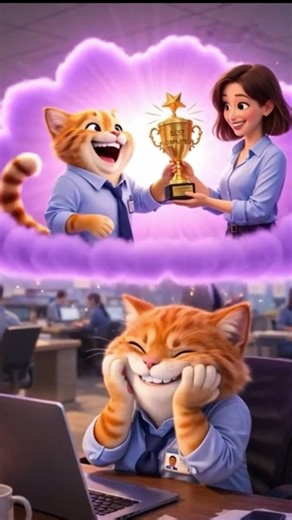 Ep5 : Client appreciation.exe not found ! #aivideo #cat #animated #milo