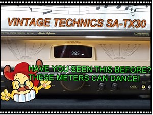 Vintage Technics SA-TX30 Receiver Specs & Review | Great VU Meters!