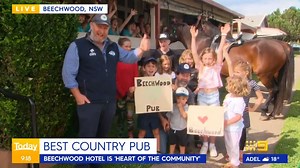 What makes a great pub? The prestigious title of "The Best Country Pub in Australia" has been awarded to The Beechwood Hotel in NSW. #9Today | TODAY