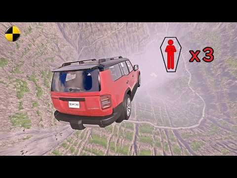 Realistic High-Speed Car Crashes in BeamNG.drive #190 | Ultra Detailed Crash Compilation