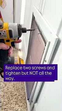 How to Replace a PetSafe Dog Door Flap | Step-by-Step #diy