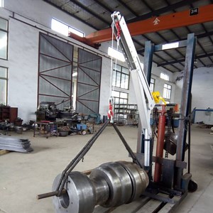 [Hot Item] Pickup Davit Crane Mini Mobile Folding Boom Crane for Truck Tralier Use