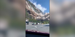 Watch: Massive landslide in Taiwan captured in dramatic video following deadly earthquake