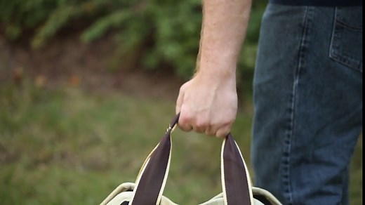 Ultimate Firewood Log Carrier: Back Saving Design with Ultra Premium Canvas (Black)