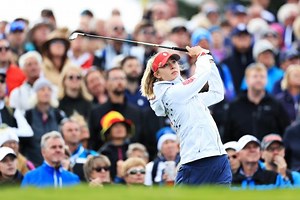 Watch Nelly Korda almost make the second hole-in-one in Solheim Cup history