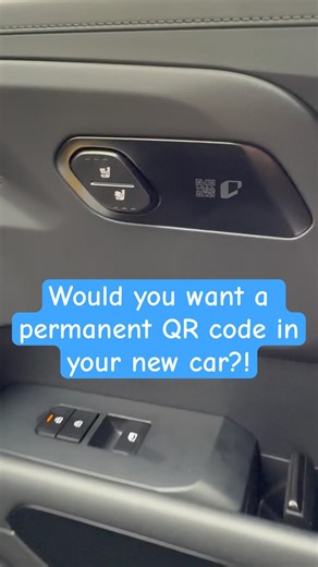 A permanent QR code in your new car?! IDK Kia….