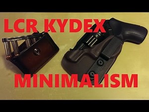 Sleek Ruger LCR Minimalist Holster by SoCo Kydex