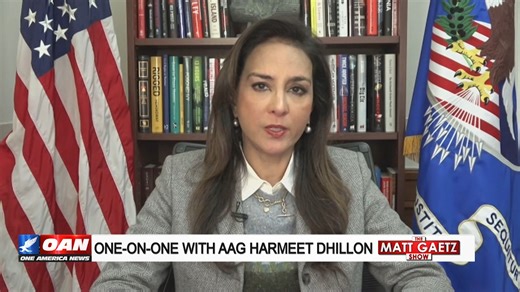 “Lawyers who work in the Civil Rights Division have been tasked with looking at these cases… If we are able to identify a conspiracy to violate protected civil rights of American citizens, then there may be a federal case to be brought.” DOJ Civil Rights Division Assistant AG Harmeet Dhillon vows that the Justice Department will stand up for Americans facing unfair persecution, citing cases like Mark Meadows and Rudy Giuliani—who are STILL being targeted by partisan state attorneys general. Watc