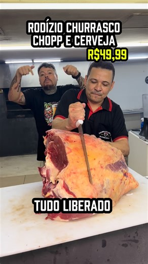 Coma Bem BH dicas on Instagram: "🔥 𝗥𝗢𝗗Í𝗭𝗜𝗢 𝗠𝗔𝗜𝗦 𝗕𝗔𝗥𝗔𝗧𝗢 𝗗𝗢 𝗕𝗥𝗔𝗦𝗜𝗟! 🔥 @churrascariadofazendeiro_ 🥩🍺 Vem pra Churrascaria do Fazendeiro e aproveite um rodízio completo, com 2 HORAS liberadas por apenas R$49,90! 😱 ⌚️ Depois disso, quer continuar curtindo com a família e os amigos? É só acrescentar 𝗥$𝟮𝟬,𝟬𝟬 𝗽𝗼𝗿 𝗵𝗼𝗿𝗮 e seguir aproveitando o churrasco e o chopp! 🍻 👉 𝗖𝗼𝗺𝗼 𝗙𝘂𝗻𝗰𝗶𝗼𝗻𝗮: 1️⃣ Compre seu rodízio na hora 2️⃣ Ganhe sua pulseira 🎟️ 3️⃣ Curta 2