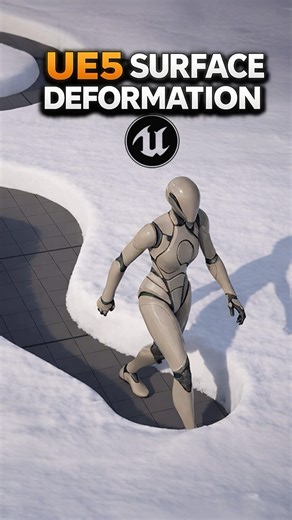 UE5 Terrain That Actually Deforms #unrealengine #gamedevelopment #gamedev