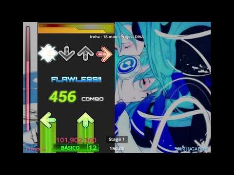 Hatsune Miku - Moon (Iroha) || StepMania Gameplay - AA Full Combo